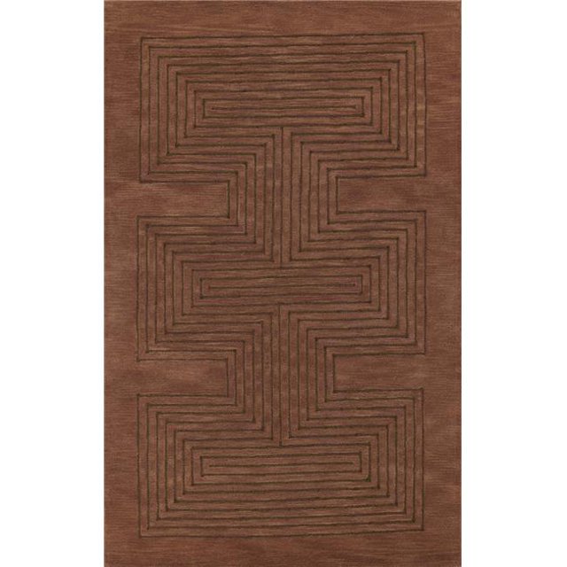Momeni SIMBASIM-3COP2680 2 ft. 6 in. x 8 ft. Simba Hand Tufted Contemporary Runner Rug, Copper
