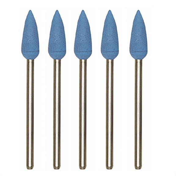 Silicone polishing points, bullet-shape, 5 pcs.
