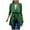 Green, variant on Lindreshi Womens Shackets Coat in Clothing Clearance Women Fashion Long Sleeve V-Neck Windbreak Solid Color Tether Waist Retraction Overcoat