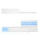 thumbnail image 1 of Centro de entretenimiento Alterego Uma Blanco Brillante, 1 of 4