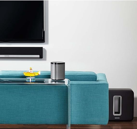 Pre-Owned SONOS PLAY:1 2-Room Streaming Music Starter Set Bundle (Black)