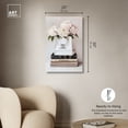 thumbnail image 5 of Cream Shopping Bag Floral Canvas Glam Illustration Art by Art Remedy, Gallery Wrapped, 20" x 30", 5 of 7