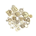 thumbnail image 2 of Matsuzay 40 piezas de joyería, fabricación de Metal, engranaje DIY mixto, accesorio mecánico al azar Artesanía Dorado, 2 of 6
