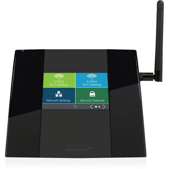 Amped Wireless AC750 High Power Touch Screen Wi-Fi Router (TAP-R2)