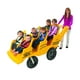 thumbnail image 1 of Angeles 6-Passenger Bye-Bye Buggy, Daycare Multi-Passenger Stroller With Never-Flat Fat Tire, Yellow, 1 of 3