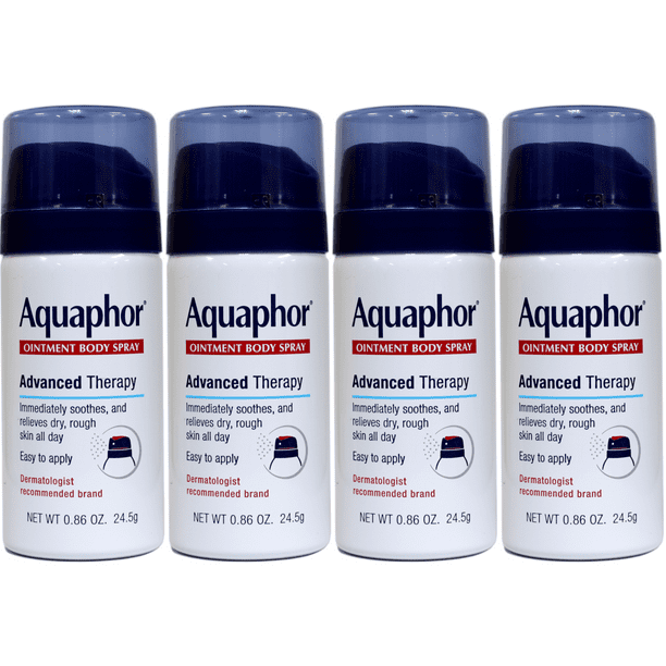 Aquaphor Ointment Body Spray Advanced Therapy Travel Size 0.86 oz Pack