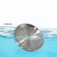 thumbnail image 5 of Thickened Stainless Steel Pet Bowl, Non Slip Feeding Dish for Small Dogs and Cats, 6.7in Metal Food Basin, Durable Water Container for Daily Use, 5 of 6