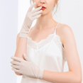 thumbnail image 2 of Elegant Women's Solid Color Five Finger Gloves for Fashionable Daily Wear with Breathable Sun and Comfortable Fit, 2 of 4