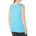 thumbnail image 3 of Just My Size Womens Cool DRI Scoop-Neck Tank Top, 5X, Process Blue, 3 of 5