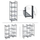 thumbnail image 5 of Estanteía de Almacenamiento de 5 Niveles, Estantería de Baño, Soporte de Planta Extensible con Estante Ajustable, para Baño, Salón, Balcón, Cocina, Negro Clásico, 5 of 9