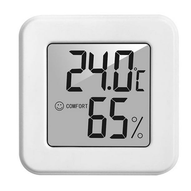Btafrte Termómetro Digital LCD Higrómetro Medidor Humedad Medidor Humedad para Oficina en Casa