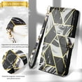 thumbnail image 5 of Compatible with iPhone XS Max Premium Vintage PU Leather Magnetic Closure Case with Strap Flip Cover, 5 of 5