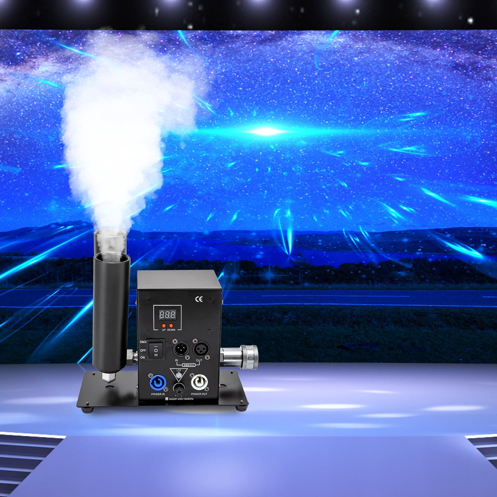 Smoke Machine, Fog Machine, Perfect for Wedding, Halloween, Party and Stage Effect  for Public Squares, Ice Rinks, Light Parties, Holidays