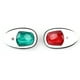 thumbnail image 1 of 2 lámparas de señalización LED rojas y verdes, impermeables, para navegación de barcos, 12 V CC, 3 W, color blanco, 1 of 14