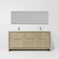 thumbnail image 5 of Lafarre 72 in W Rustic Acacia Double Vanity, Cultured Marble Top, Faucet Set & 70" Mirror, 5 of 9