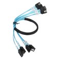 thumbnail image 3 of MINI  4SATA Transmission Cable, Connect To SDD Hard Disk Tinned Copper Core 7P To 4SATA Data Cable  For Laptop, 3 of 8