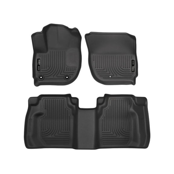 Husky Liners 99491 Weatherbeater Floor Mats Fit 2015-2020 Honda Fit - Front/2nd Seat - Black