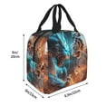 thumbnail image 2 of Pofeuu Blue Dragon And White Tiger Print Lunch Bag Lunch Box Large Capacity Insulated Lunch Bag for Adult, Leakproof Reusable Lunch Tote Bags for Work, 2 of 5