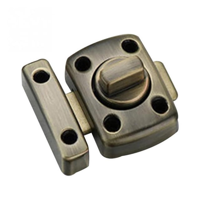 1pc Barn Door Lock Cast Metal Hook Latch Lock Toilet Doors Right Decoration Angle Sliding Gate Lock Hardware Accessories ,Easy to Install
