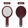 thumbnail image 2 of Handheld Makeup Mirror Portable Wooden Mirror Creative Cosmetic Mirror, 2 of 8