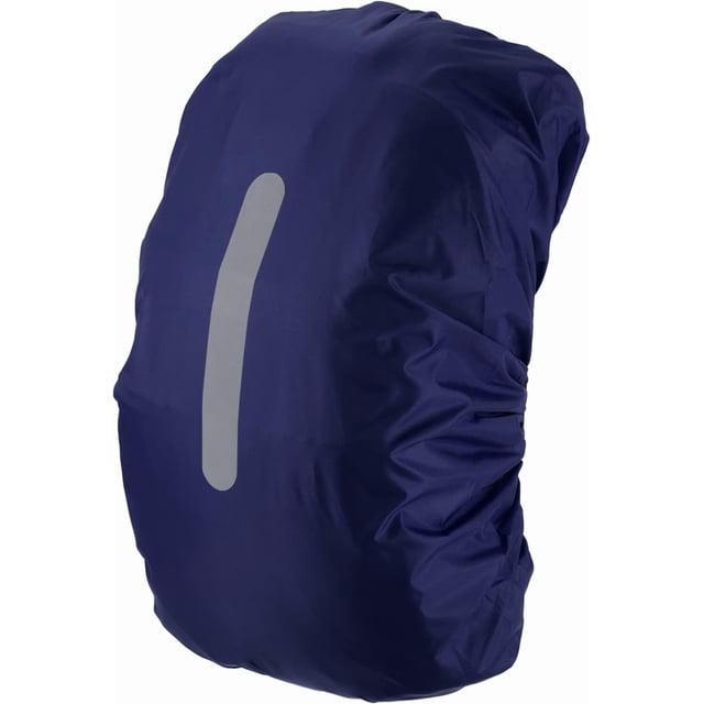 Waterproof Backpack Rain Cover, Non-Slip Cover with Vertical Reflective Strap Stay Dry for Hiking, Camping, Hunting