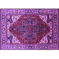 thumbnail image 1 of Ahgly Company Indoor Rectangle Oriental Purple Industrial Area Rugs, 7' x 10', 1 of 4