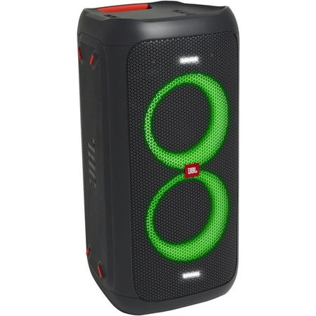 Restored JBL Partybox 100 High Power Portable Wireless Bluetooth Audio System with Battery - Black (Refurbished)
