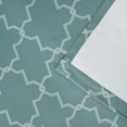 thumbnail image 7 of BNM Vintage Trellis Blackout Curtains, Set of 2, 52" x 63", Teal, 7 of 7