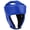Blue, variant on M Buder Protective Boxing Helmet PU Leather Head Guard for Karate Muay Thai MMA Kickboxing Sanda Training Defense, Shock Absorbent Equipment, Red, Medium (8.7 inches / 22.0 cm)