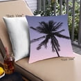 thumbnail image 1 of Ahgly Company Plants Palm Tree Outdoor Throw Pillow, 18 inch by 18 inch, 1 of 6
