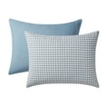 thumbnail image 5 of My Texas House Collins 3-Piece Blue Gingham Cotton Comforter Set, Full/Queen, 5 of 6