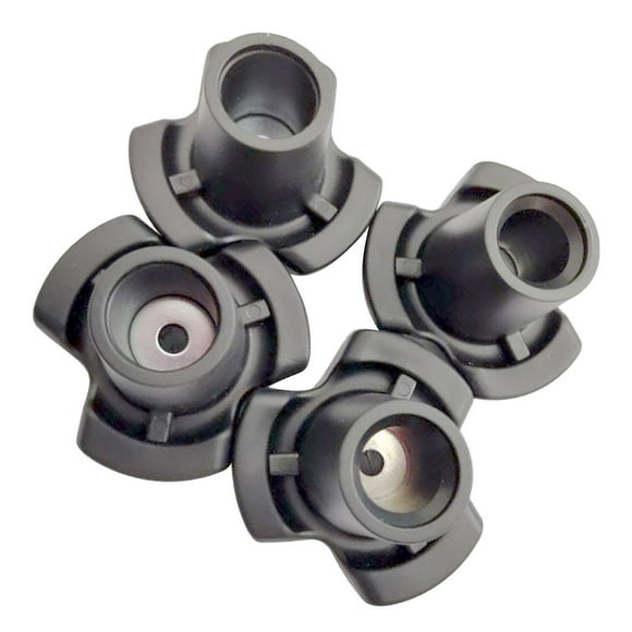 4 piezas de puntas de bastón jinwen soporte de goma para bastones de trekking 19MM