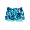 Avia Girls Performance Shorts with Liner, Sizes 4-18 Plus