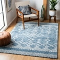 thumbnail image 2 of SAFAVIEH Tunisia Earnestine Geometric Area Rug, Navy/Ivory, 5'3" x 7'7", 2 of 8