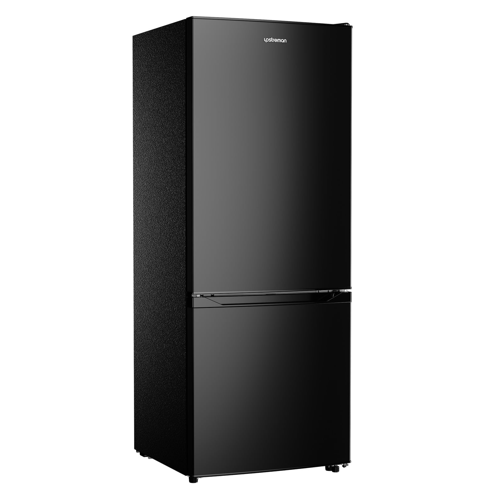 Upstreman 7.1 Cu.ft Bottom Freezer Refrigerator, 2 Door Kitchen Fridge Large Apartment Refrigerator Garage Ready Refrigerator, BM71 Black