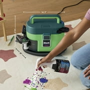 Shark Everymess Wet & Dry Vacuum, Carpet Cleaner, Spot Cleaner, Portable, Stain Eliminator, Small Shop Vac, Pet Friendly, Corded, 1 Gallon, VX100 Green