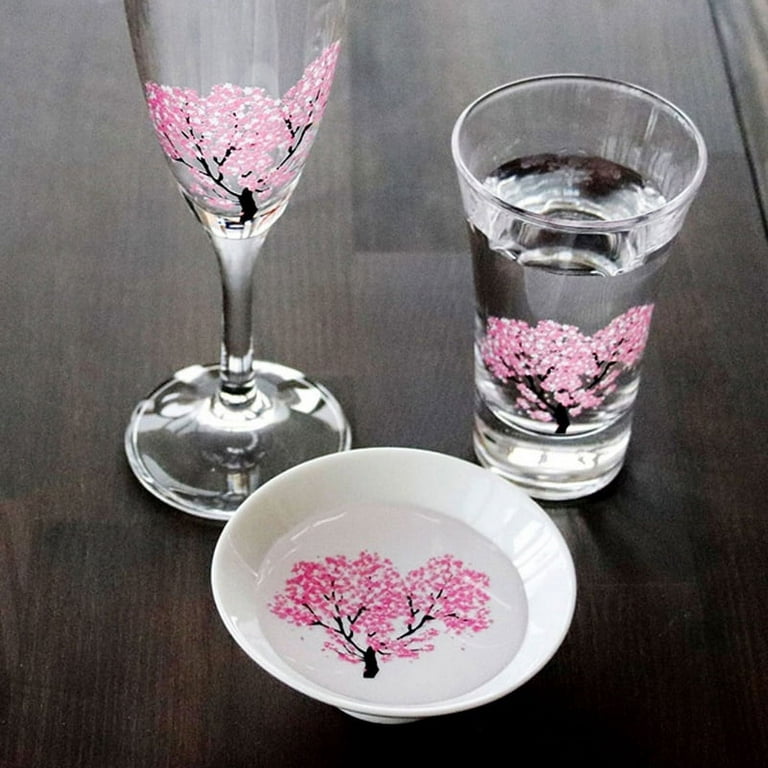 Magic Sakura Cherry / plum / peach Blossom Sake Cup Cambio di