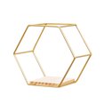 thumbnail image 1 of Estante De Almacenamiento De Pared Estante Hexagonal Decorativo Organizador De Pared Redondo De Uso General Estante Flotante Que Ahorra Espacio Durable Para Dormitorio De Estudio Vogacara HA027446-01, 1 of 6