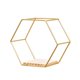 thumbnail image 1 of Estante De Almacenamiento De Pared Estante Hexagonal Decorativo Organizador De Pared Redondo De Uso General Estante Flotante Que Ahorra Espacio Durable Para Dormitorio De Estudio Serendint HA027446-01, 1 of 6