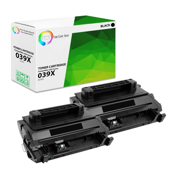 TCT 039X Toner Cartridge 2 Pack - Premium Compatible Replacement for Canon 039 039H Black High Yield