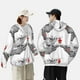 thumbnail image 4 of Fotbe Moose Kissing Under Mistletoe Chaqueta con Protección Solar UPF 50+ para Hombre y Mujer, Camisa con Capucha y Bolsillos-Large, 4 of 7