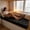 Black, variant on Student Mattress for Dorm Bed - Thickened Fiber Sleeping Pad - Washable Sanded Fabric Foldable Mattress Topper - Twin Size 90x190cm - Breathable Humidity Wicking Cushion for College Dorm Room