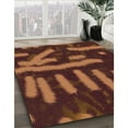 thumbnail image 3 of Ahgly Company Machine Washable Indoor Square Transitional Orange Area Rugs, 8' Square, 3 of 7