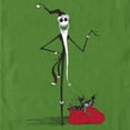 thumbnail image 2 of Men's The Nightmare Before Christmas Christmas Sandy Claws Graphic Tee Kelly Green X Large, 2 of 5