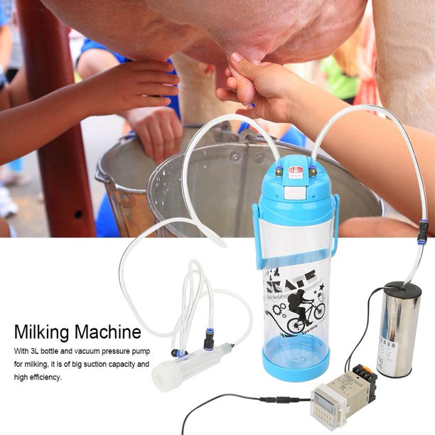 Tebru Electric Milking Machine, Milker,3L Electric Milking Machine