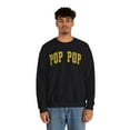 thumbnail image 4 of Pop Pop Sweatshirt Gifts Crew Neck Shirt Long Sleeve Unisex, 4 of 5