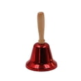 thumbnail image 1 of Campana de llamada de mano sólida súper ruidosa, mango de madera, campana de llamada de mano de Navidad, 1 of 5
