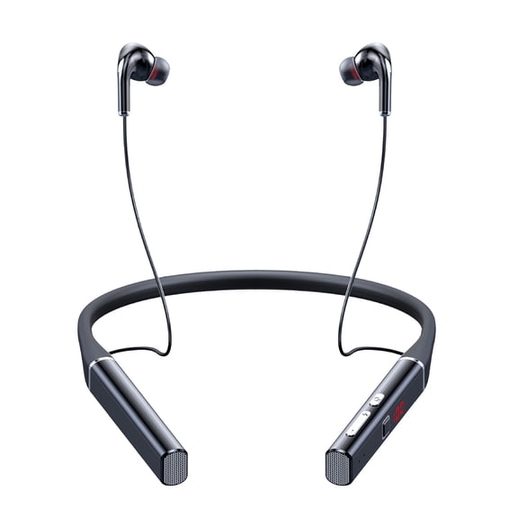 Electronic Item Clearance Deal! Kyusrd Multifunctional Neckband Wireless Headset With Power Display Sports Bluetooth Headset Large Capacity Battery EQ Sound Switching Bluetooth Neckband Headset