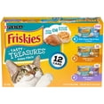 thumbnail image 1 of Purina Friskies Tasty Treasures Paquete variado de comida húmeda para gatos, latas de 5.5 oz (paquete de 12), 1 of 3