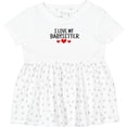 thumbnail image 3 of Inktastic I Love My Babysitter Girls Baby Dress, 3 of 5